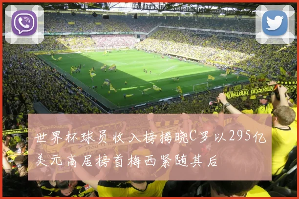 世界杯球员收入榜揭晓C罗以295亿美元高居榜首梅西紧随其后